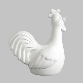 Ceramic Bisque Fred Rooster - Case of 6 Ceramic Bisque Fred Rooster - Case of 6